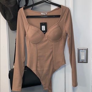 Nude Underwire Bodysuit